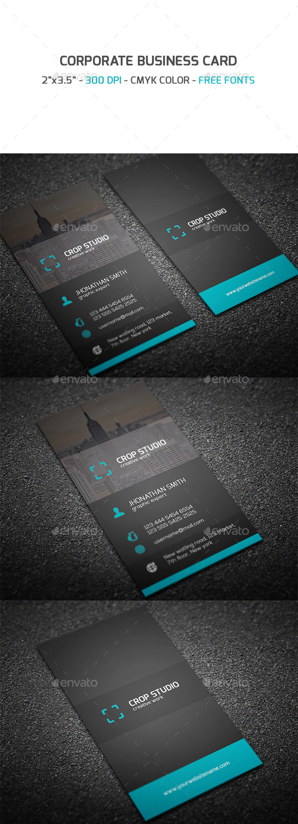 GraphicRiver Corporate Business Card 9339797 GraphicRiver Corporate Business Card 9339797