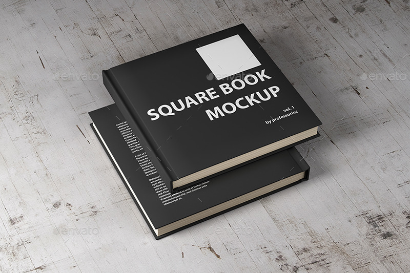 Download Square Book Mockup Vol. 1 by professorinc | GraphicRiver