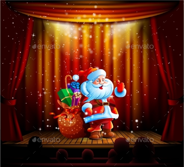 GraphicRiver Santa Orator Scene 9340062 GraphicRiver Santa Orator Scene 9340062