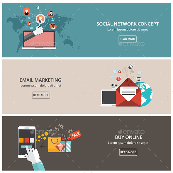 GraphicRiver Flat Designed Banners 9341811 GraphicRiver Flat Designed Banners 9341811