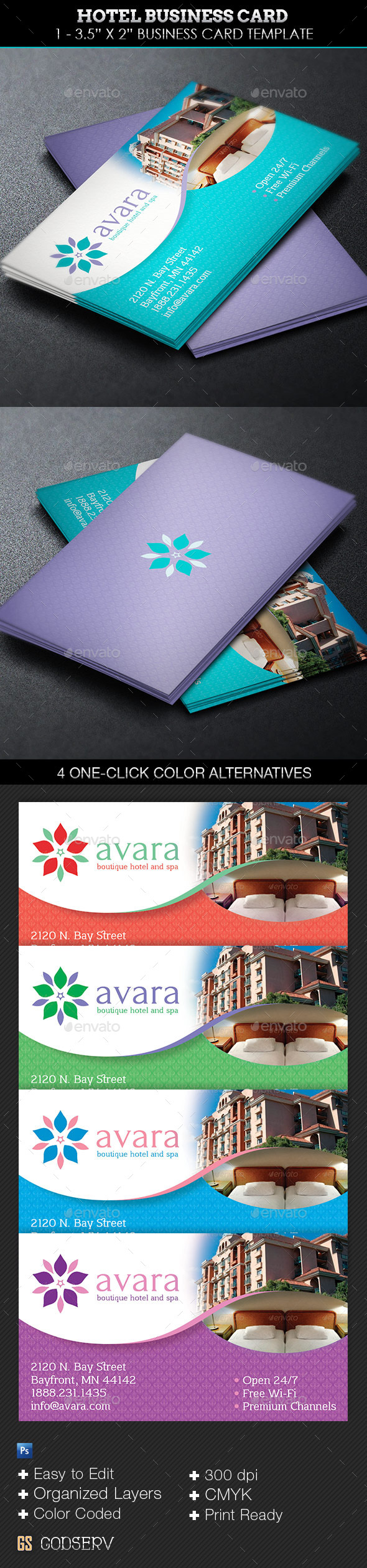 Hotel Business Card Template