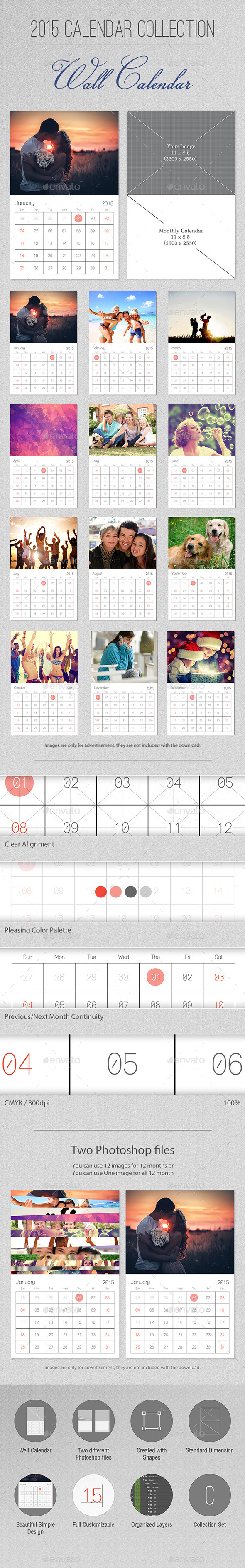 2015 Calendar Collection - Wall Calendar (Calendars)