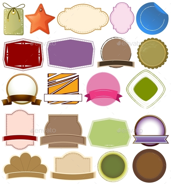 GraphicRiver Different Empty Tag Templates 9342983 GraphicRiver Different Empty Tag Templates 9342983