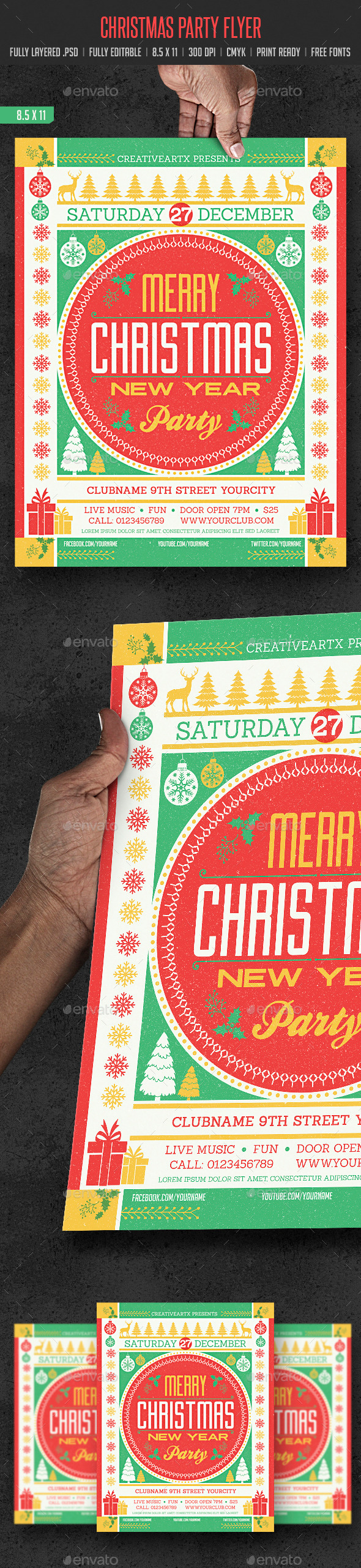 GraphicRiver Christmas Party Flyer 9343236 GraphicRiver Christmas Party Flyer 9343236