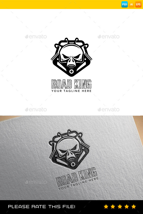 GraphicRiver Skull Logo 9332967 GraphicRiver Skull Logo 9332967