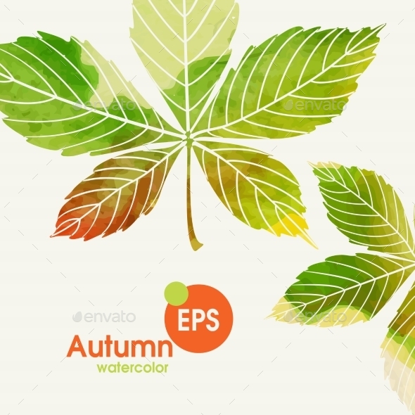 GraphicRiver Autumn Background With Leaves 9344660 GraphicRiver Autumn Background With Leaves 9344660