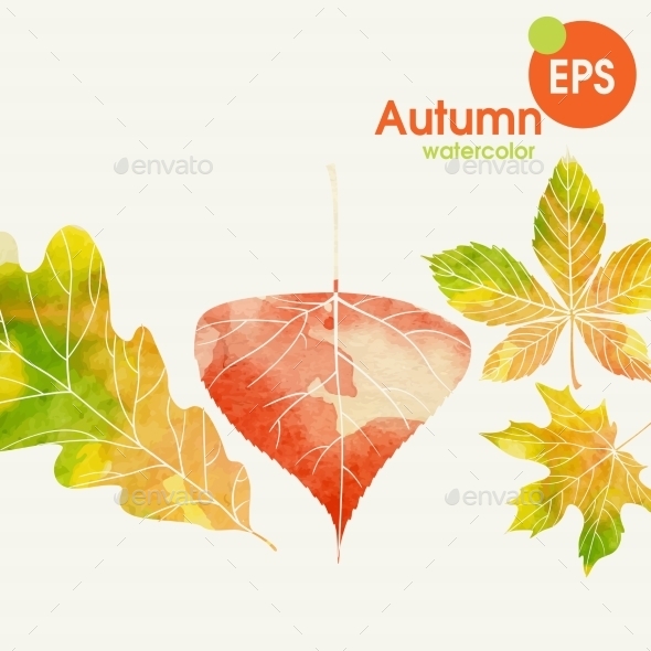 Autumn Background With Leaves Autumn Background With Leaves