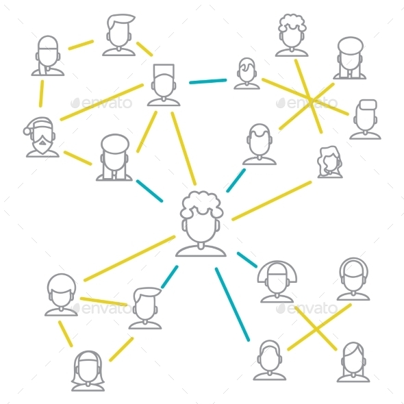 GraphicRiver Men and Women Connecting Together via Social Networks 9345824 GraphicRiver Men and Women Connecting Together via Social Networks 9345824