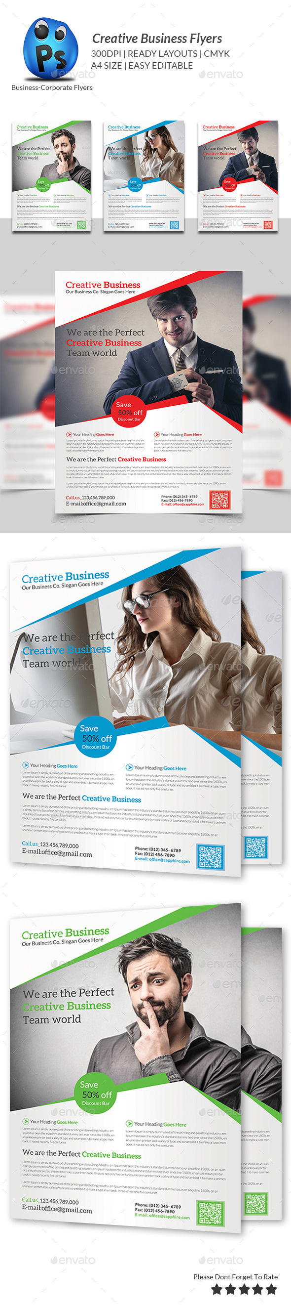 GraphicRiver Corporate Business Flyer Template 9346272 GraphicRiver Corporate Business Flyer Template 9346272