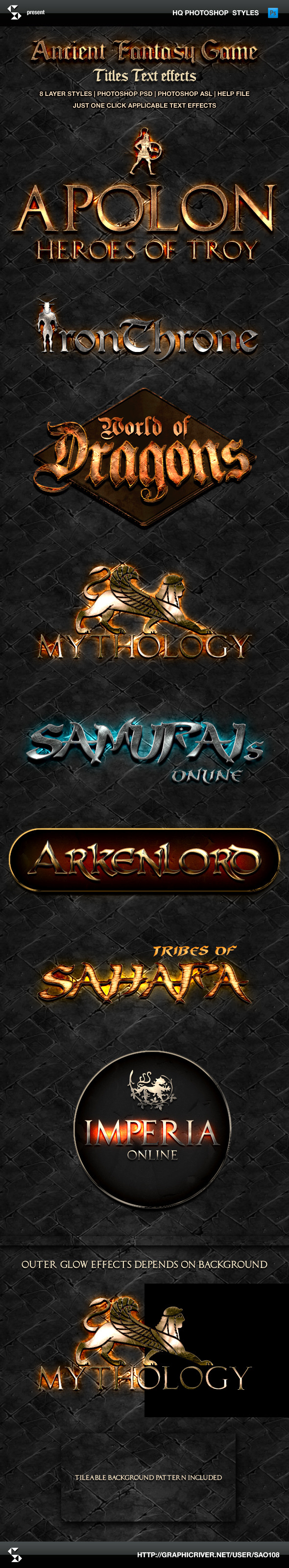 GraphicRiver Ancient Fantasy Game Style Titles 9346473 GraphicRiver Ancient Fantasy Game Style Titles 9346473