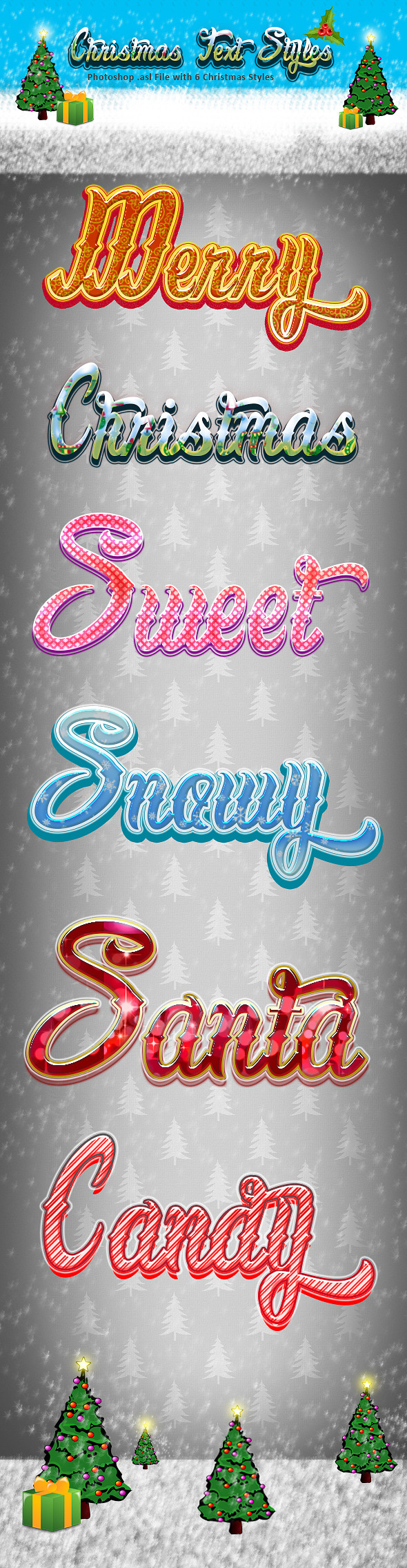 GraphicRiver Merry Christmas Text Styles 9348217 GraphicRiver Merry Christmas Text Styles 9348217