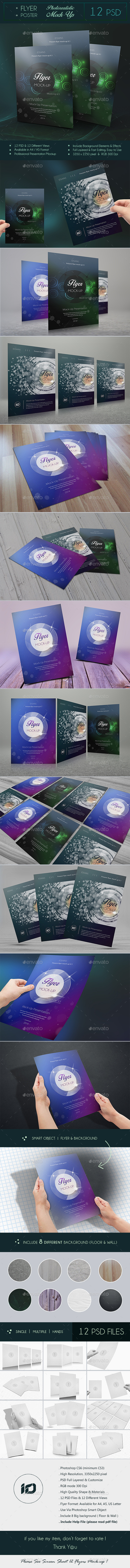 GraphicRiver ID Flyer Mock-Up 9332158 GraphicRiver ID Flyer Mock-Up 9332158