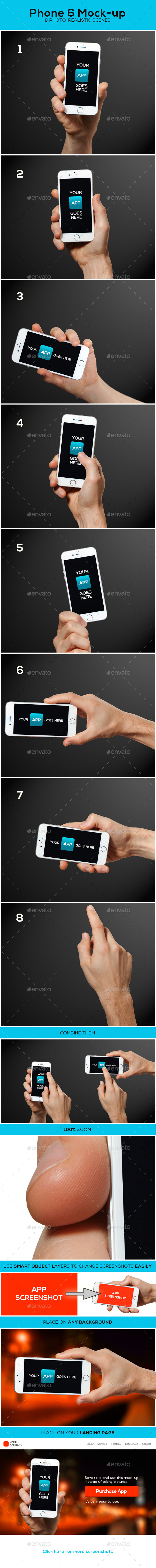 GraphicRiver Phone 6 Mock-up 9325561 GraphicRiver Phone 6 Mock-up 9325561