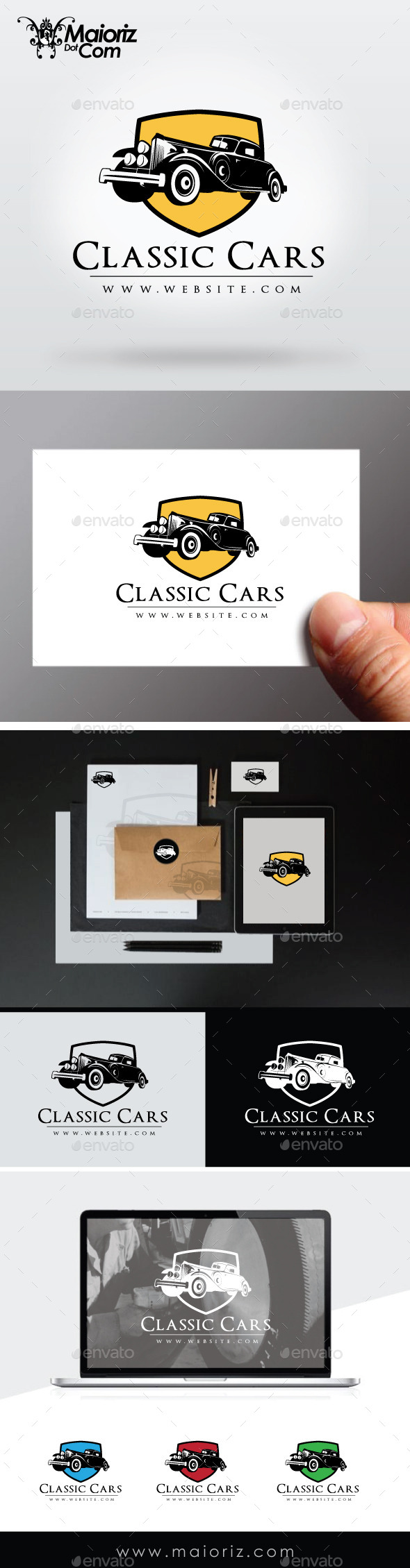 Classic Cars Logo Template (Crests)