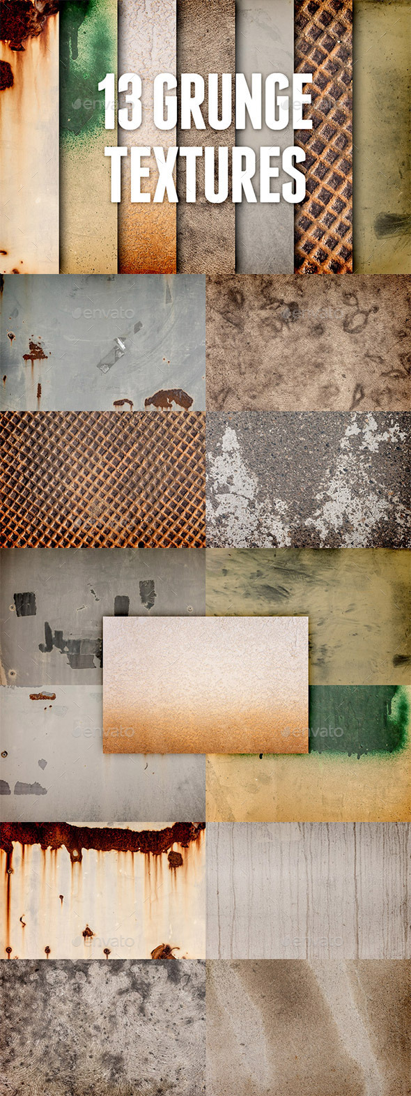 Grunge Textures Pack 1 (Industrial / Grunge)