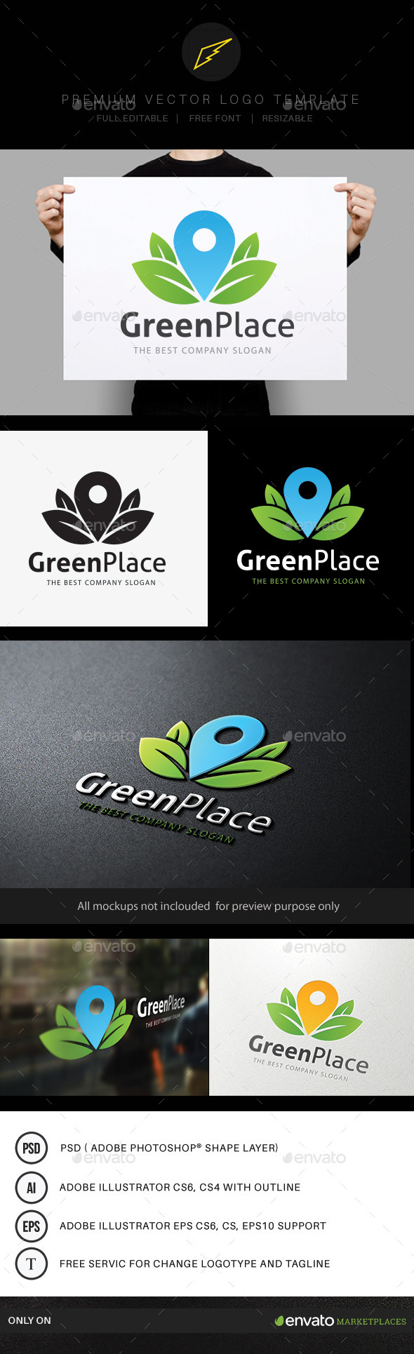 Green Place Logo (Buildings)