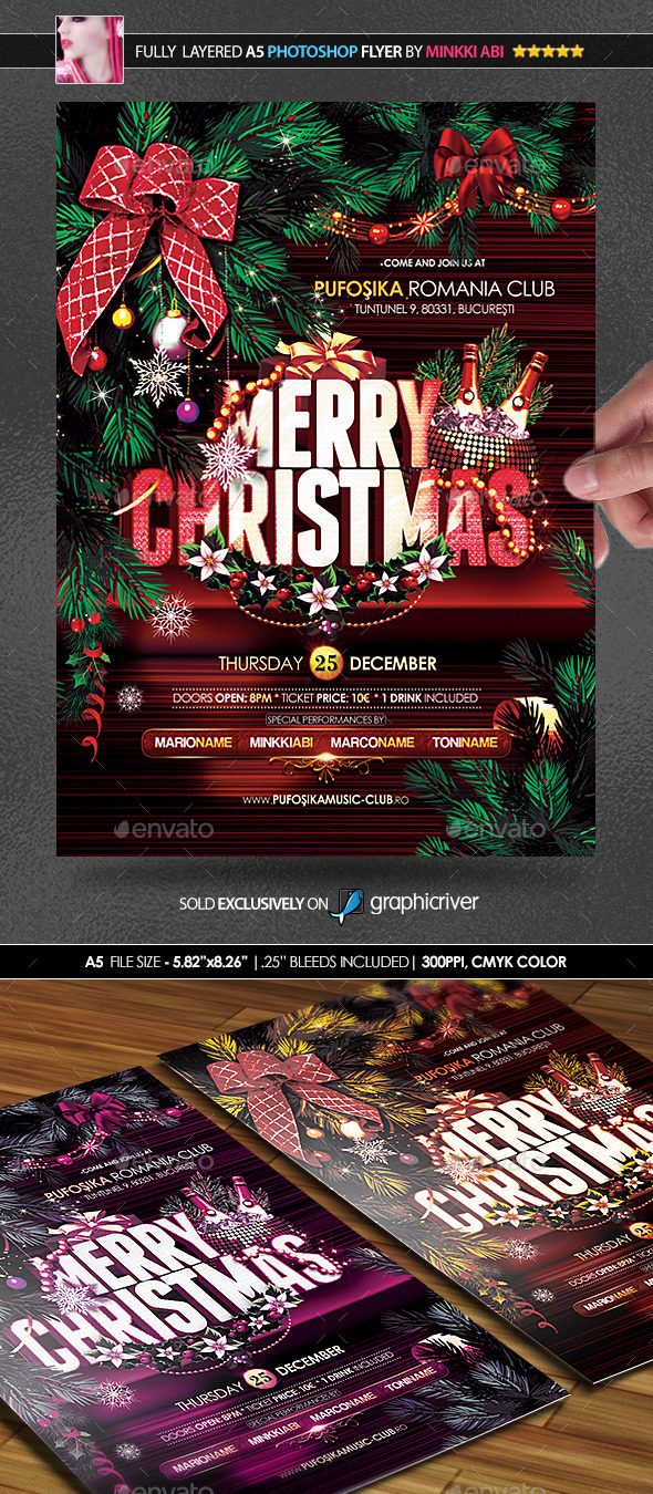 GraphicRiver Merry Christmas Poster Flyer 9349922 GraphicRiver Merry Christmas Poster Flyer 9349922