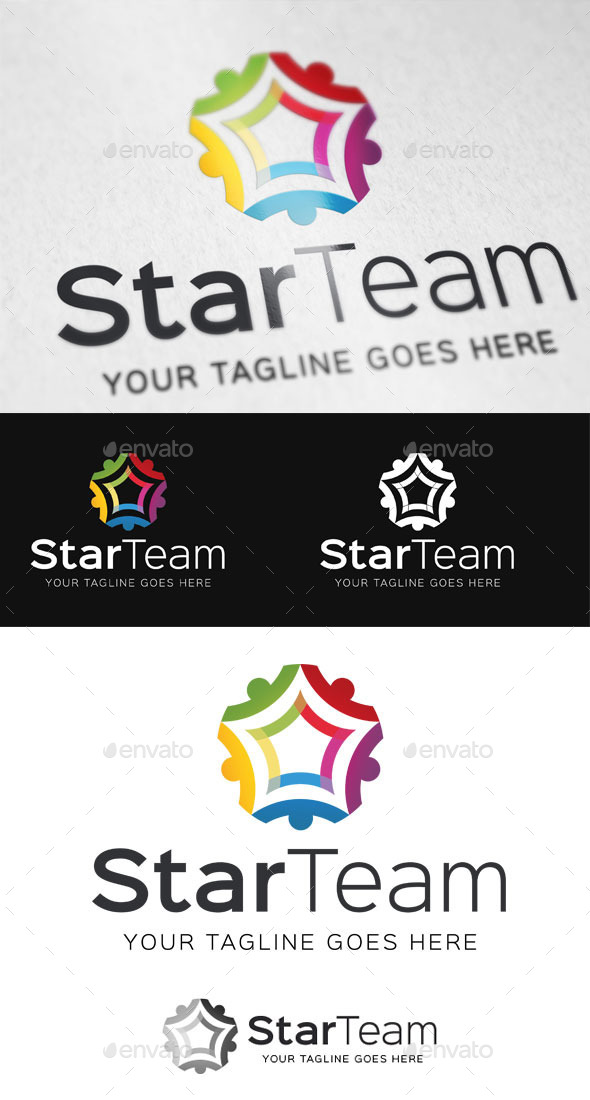 Star Team Logo Template (Abstract)