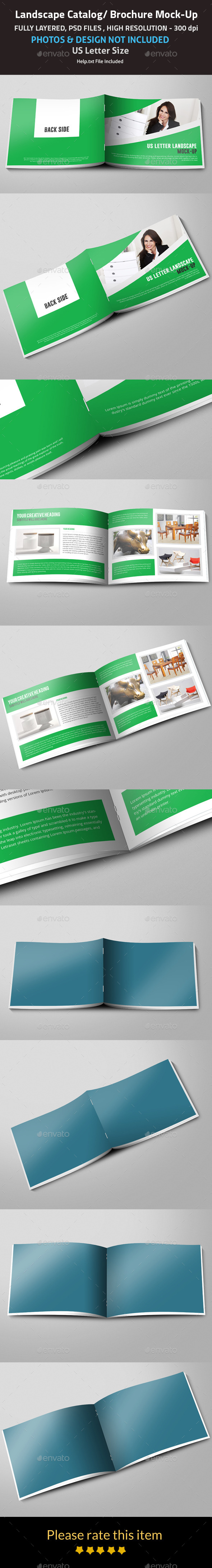 GraphicRiver Landscape Catalog Brochure Mock-Up 9350392 GraphicRiver Landscape Catalog Brochure Mock-Up 9350392