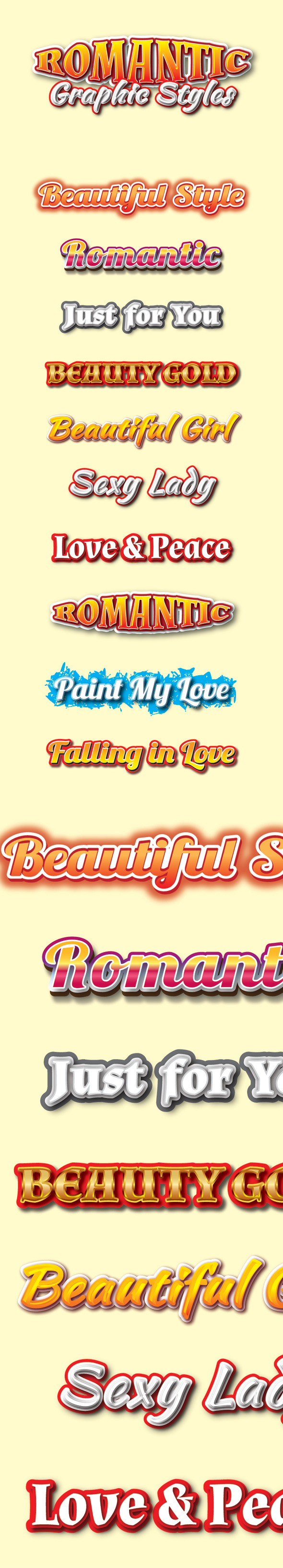 GraphicRiver Romantic Graphic Styles for Ai 9351043 GraphicRiver Romantic Graphic Styles for Ai 9351043