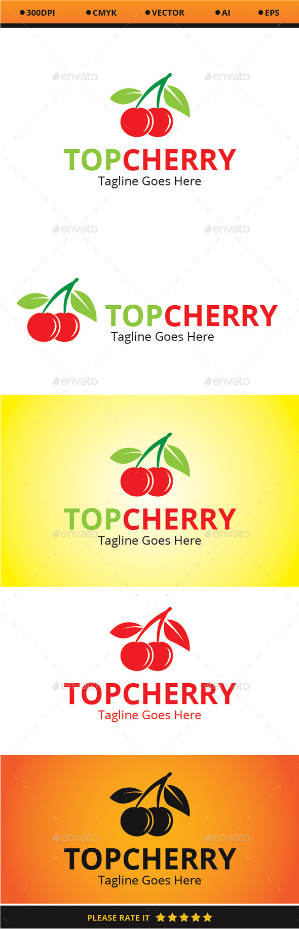GraphicRiver Top Cherry Logo 9351092 GraphicRiver Top Cherry Logo 9351092