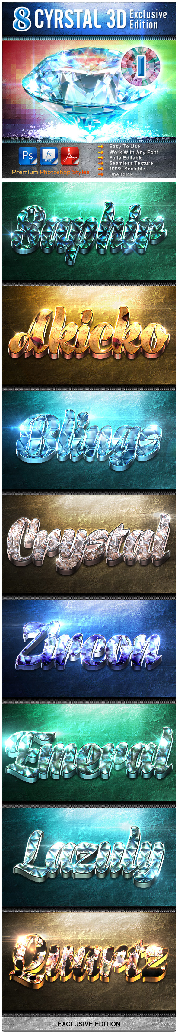 8 Cyrstal 3D Exclusive Edition Vol.1 8 Cyrstal 3D Exclusive Edition Vol.1