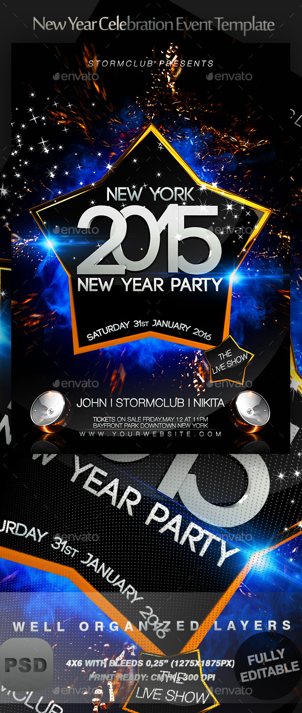 GraphicRiver New Year Celebration Event Template 9351896 GraphicRiver New Year Celebration Event Template 9351896