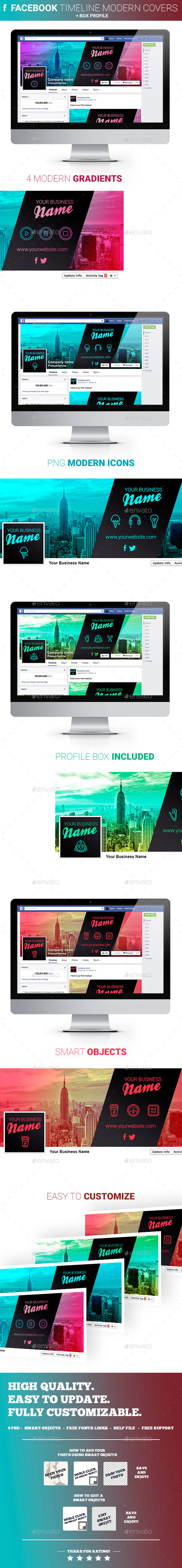 GraphicRiver Facebook Timeline Modern Covers 9340310 GraphicRiver Facebook Timeline Modern Covers 9340310