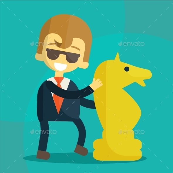GraphicRiver Businessman and a Development 9355512 GraphicRiver Businessman and a Development 9355512