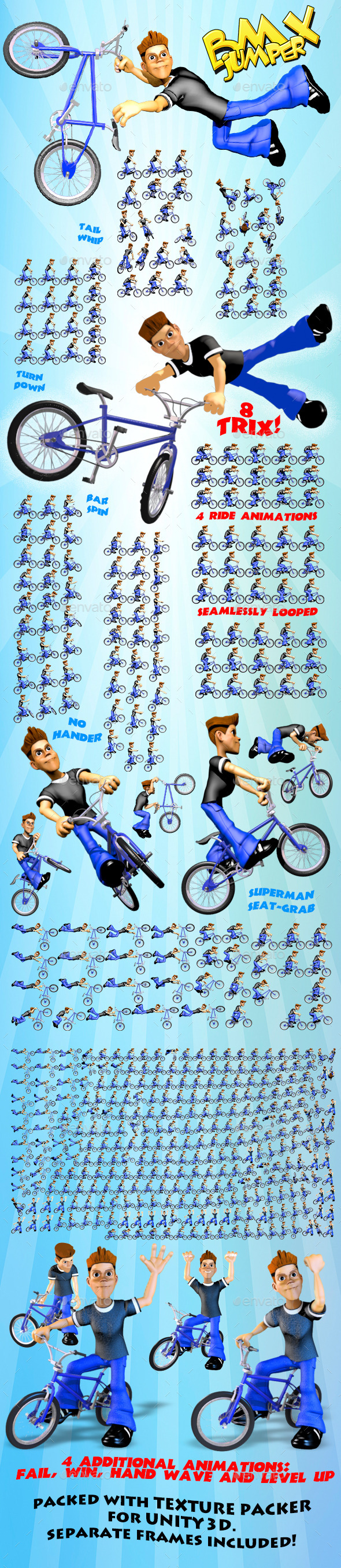 GraphicRiver BMX Rider 9355652 GraphicRiver BMX Rider 9355652