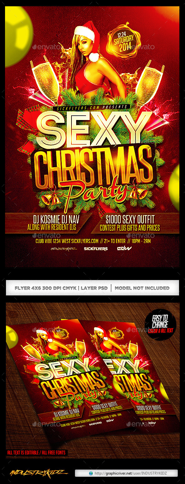 Sexy Christmas Flyer