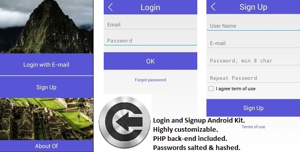 CodeCanyon Login and Signup Android Kit 8757522 CodeCanyon Login and Signup Android Kit 8757522