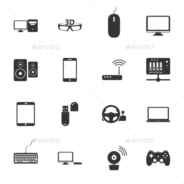 GraphicRiver Computers Peripherals Icons 9358497 GraphicRiver Computers Peripherals Icons 9358497