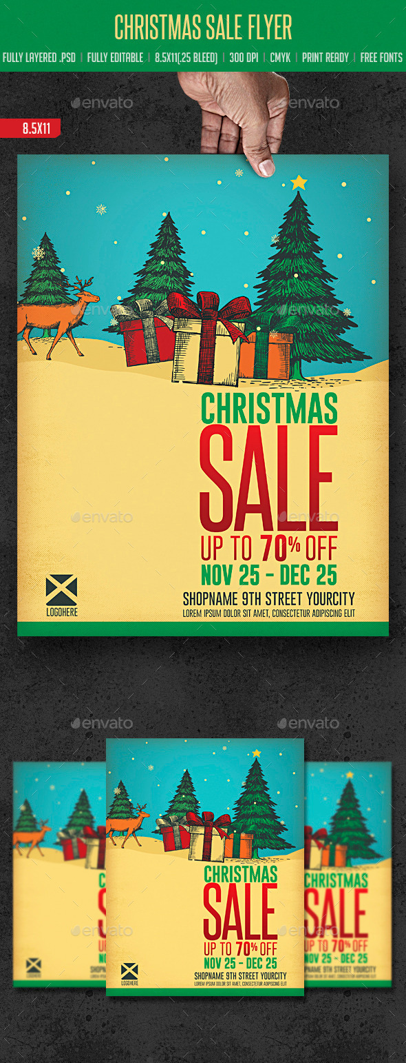 GraphicRiver Christmas Sale Flyer 9360620 GraphicRiver Christmas Sale Flyer 9360620