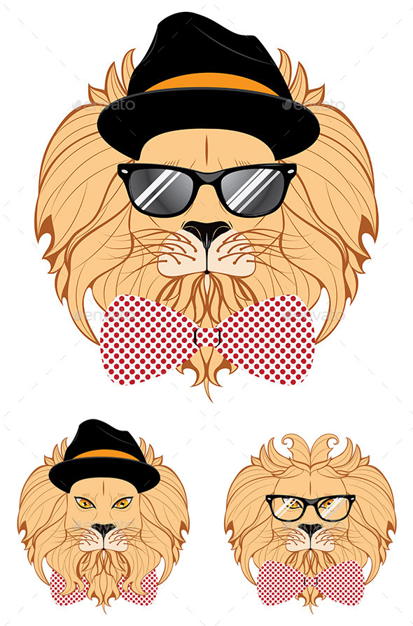 Lion Hipster Lion Hipster
