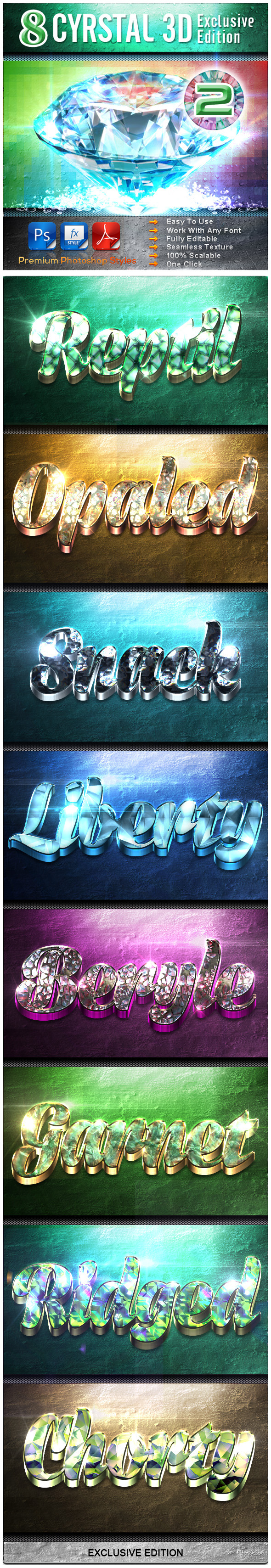 GraphicRiver 8 Crystal 3D Exclusive Edition Vol.2 9362949 GraphicRiver 8 Crystal 3D Exclusive Edition Vol.2 9362949