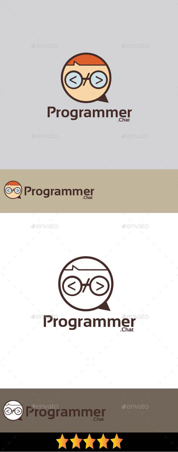 Programmer Chat Logo (Humans)