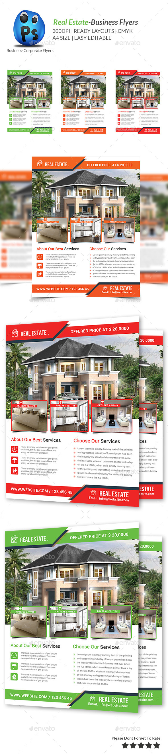GraphicRiver Real Estate Flyer Template 9364032 GraphicRiver Real Estate Flyer Template 9364032