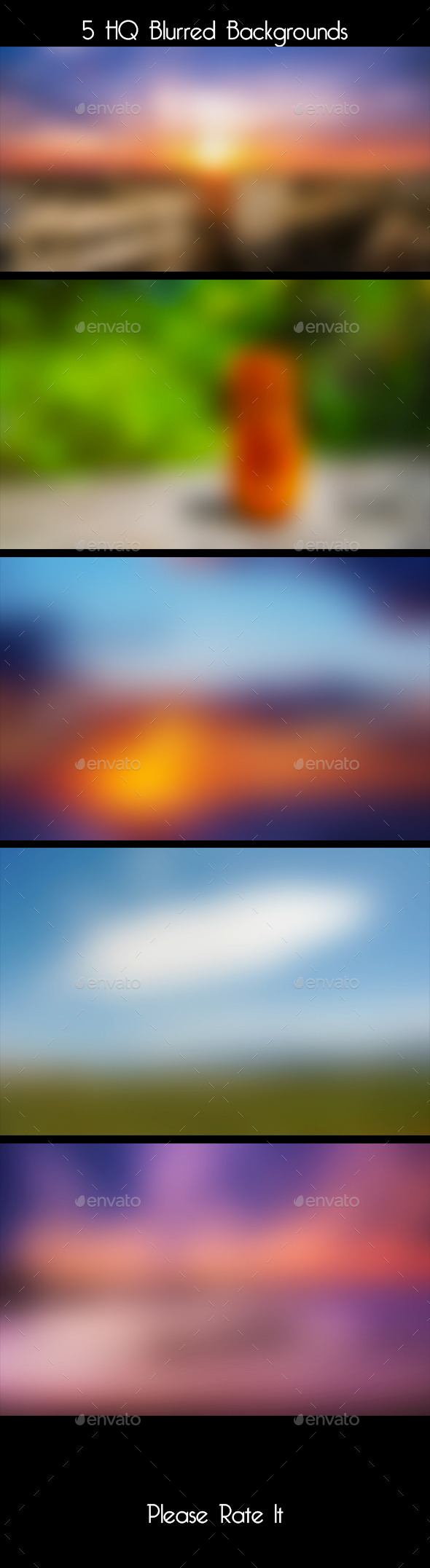 GraphicRiver 5 Blurred Backgrounds 9366722 GraphicRiver 5 Blurred Backgrounds 9366722