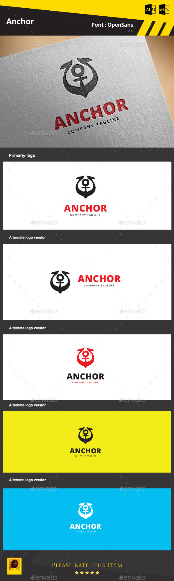 Anchor Logo Template (Objects)