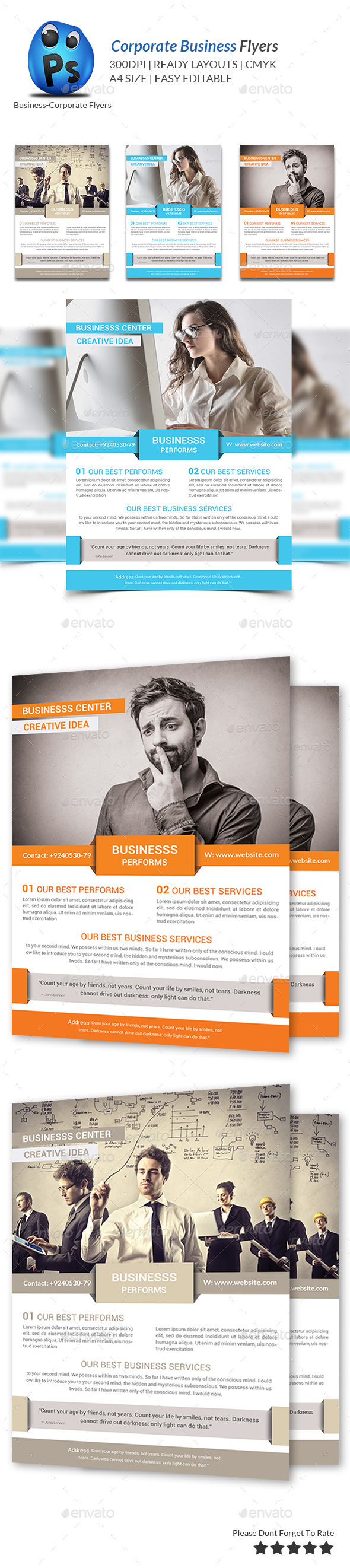 GraphicRiver Corporate Business Flyer Template 9367519 GraphicRiver Corporate Business Flyer Template 9367519