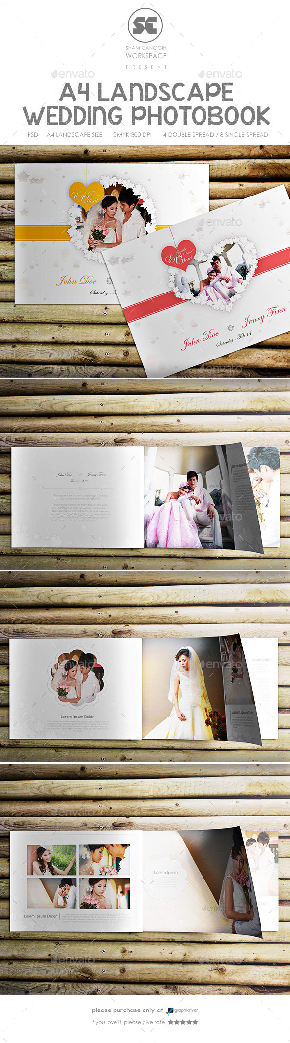 GraphicRiver Clean And Modern Wedding Photobook 9368254 GraphicRiver Clean And Modern Wedding Photobook 9368254