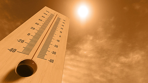 Sky Thermometer Global Warming Concept Sky Thermometer Global Warming Concept