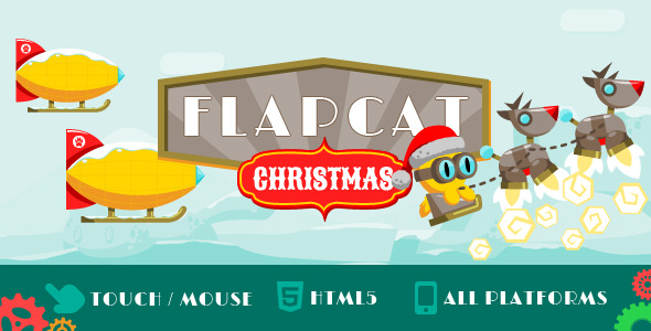 CodeCanyon Game FlapCat Christmas 9369096 CodeCanyon Game FlapCat Christmas 9369096