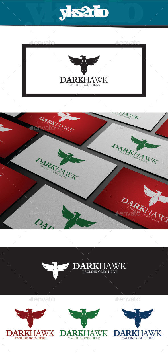 GraphicRiver Dark Hawk Logo 9369468 GraphicRiver Dark Hawk Logo 9369468