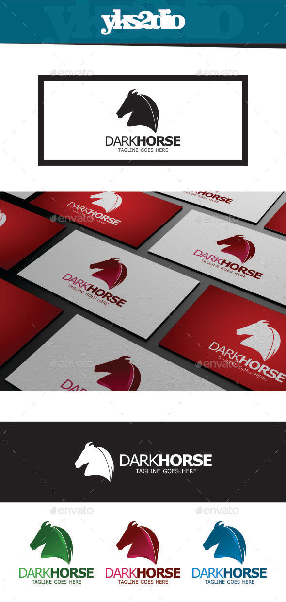 GraphicRiver Dark Horse Logo 9369475 GraphicRiver Dark Horse Logo 9369475