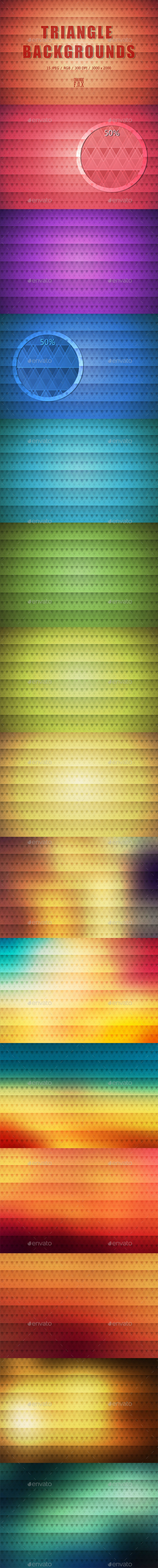 15 Triangle Backgrounds 15 Triangle Backgrounds