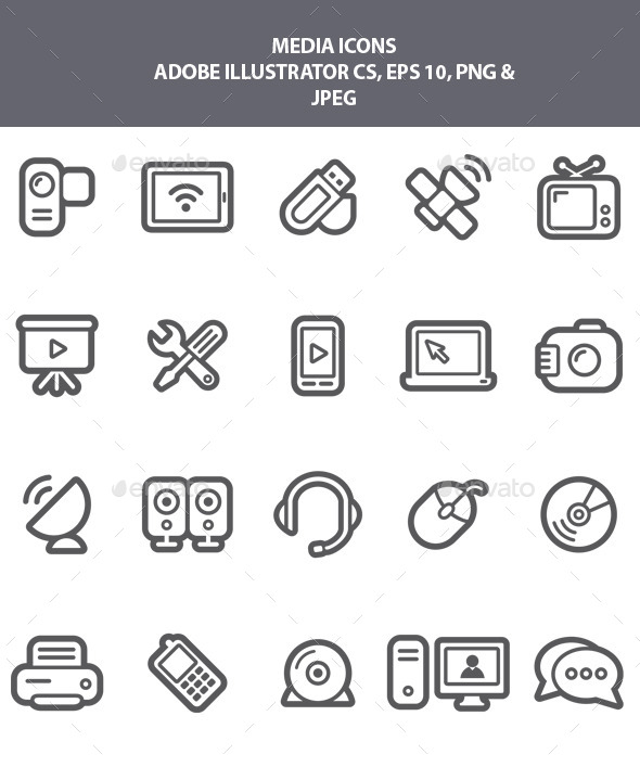 Media Icons Media Icons