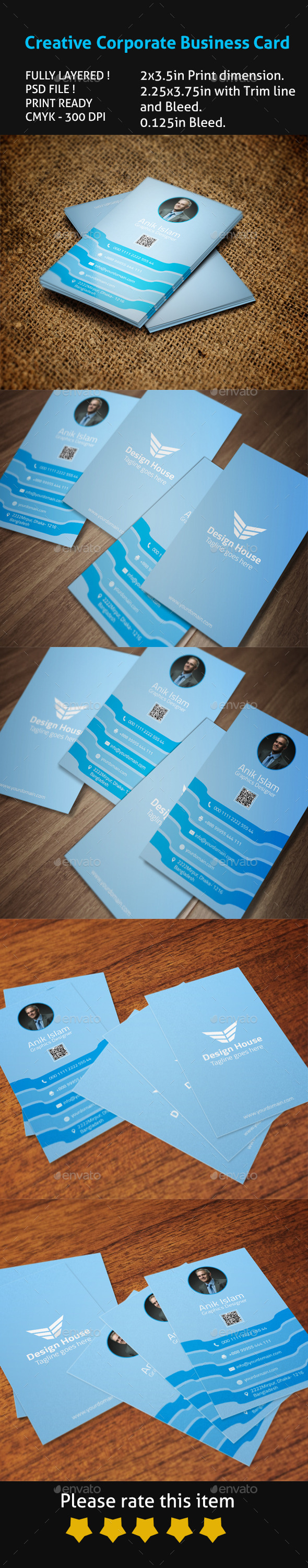 GraphicRiver Creative Corporate Business Card 9369816 GraphicRiver Creative Corporate Business Card 9369816