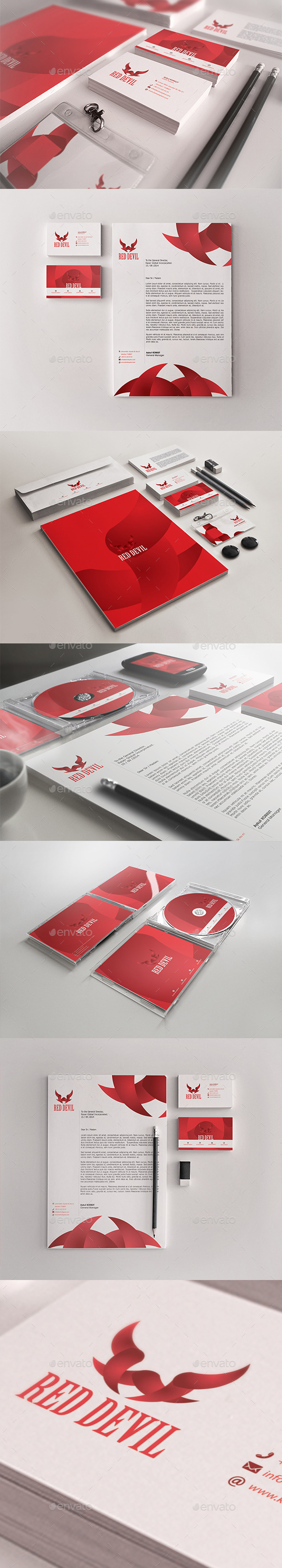 GraphicRiver Red Devil Corporate Identity Package 9370596 GraphicRiver Red Devil Corporate Identity Package 9370596